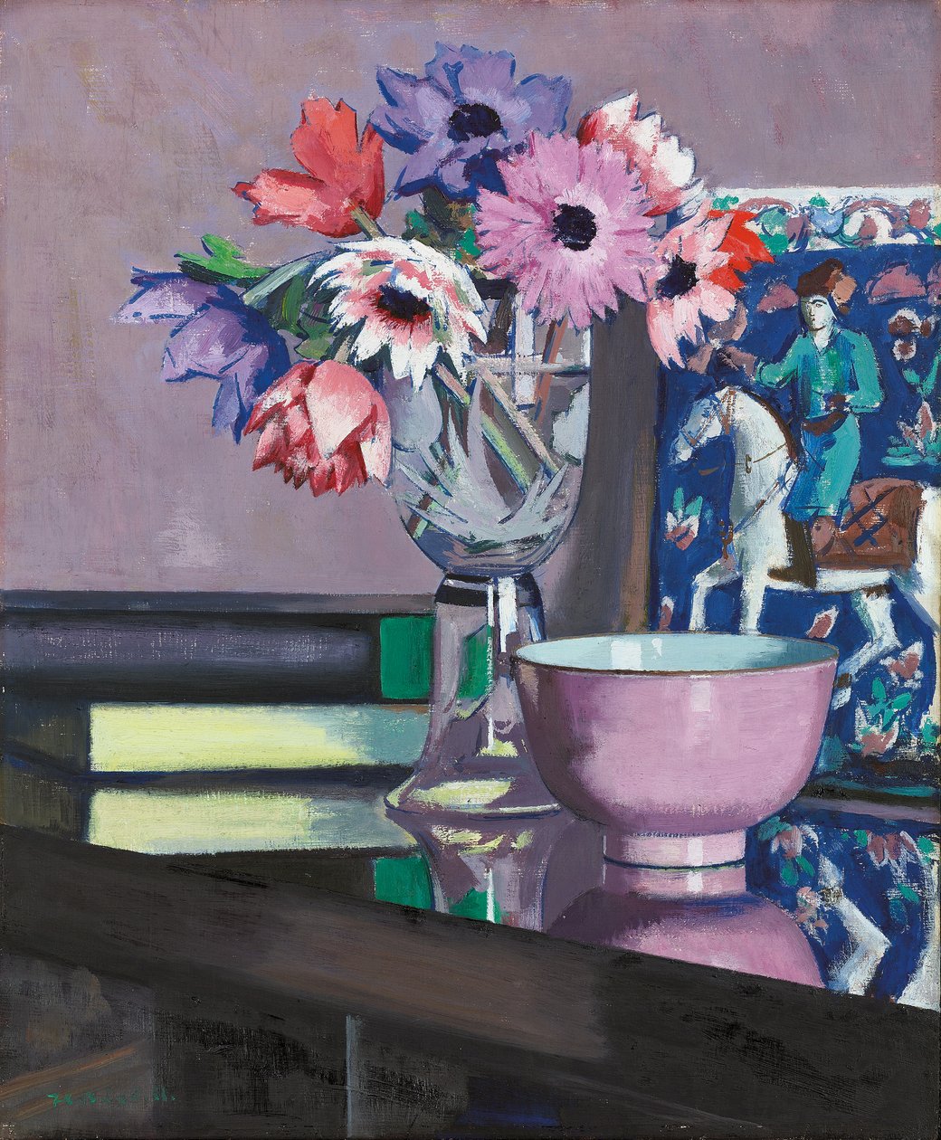 Anemonlu Natürmort by Francis Campbell Boileau Cadell