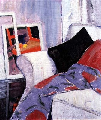 Studio Interior II (panelde yağ) by Francis Campbell Boileau Cadell