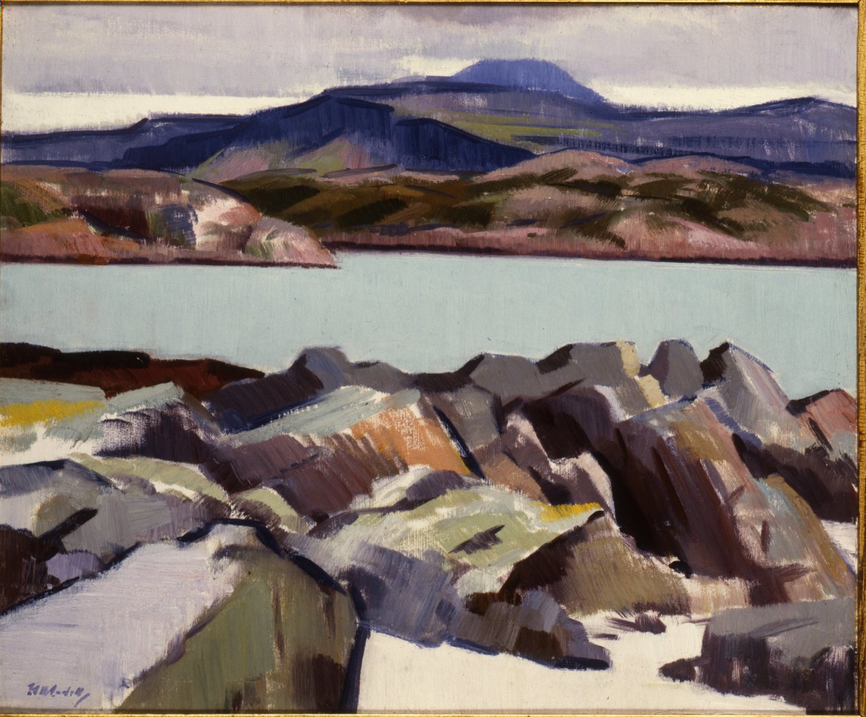 The East Bay, Iona (tuval üzerine yağlı boya) by Francis Campbell Boileau Cadell