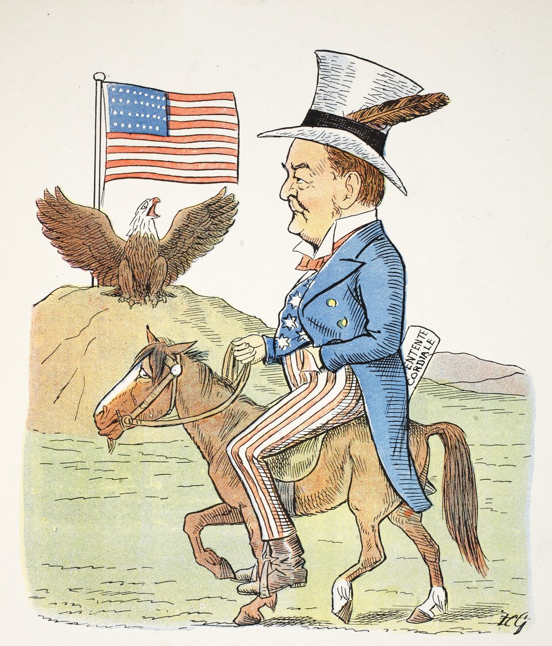 Harold Begbie (1871–1929) tarafından yazılan Struwwelpeter Alfabesi'nden bir örnek. by Francis Carruthers Gould