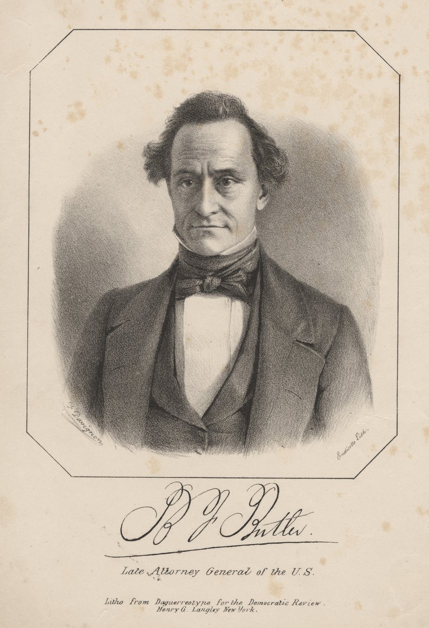 B.J. Butler, lito, Henry G. Langley, 1840 by Francis D