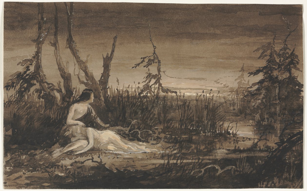 Manzaradaki Figürler by Francis Danby