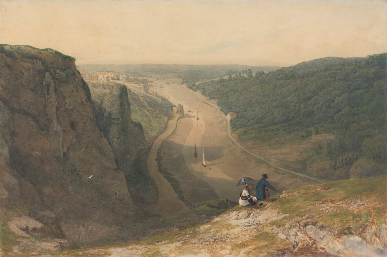 Avon Gorge, Clifton'a Bakıyor by Francis Danby