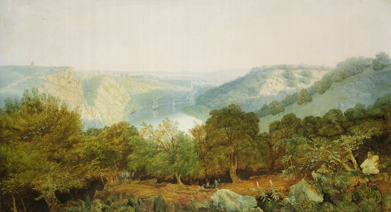 Clifton ve Hotwells, Bristol ile Avon Gorge by Francis Danby