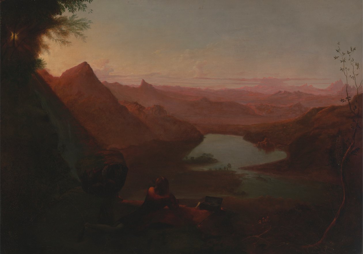 Ressamın Tatili [1844, Royal Academy of Arts, Londra, sergi kataloğu] by Francis Danby