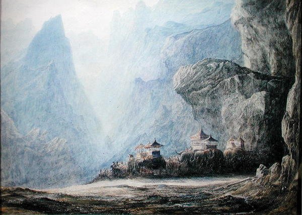 Cristina Alayı (kağıt üzerine sulu boya) by Francis Danby