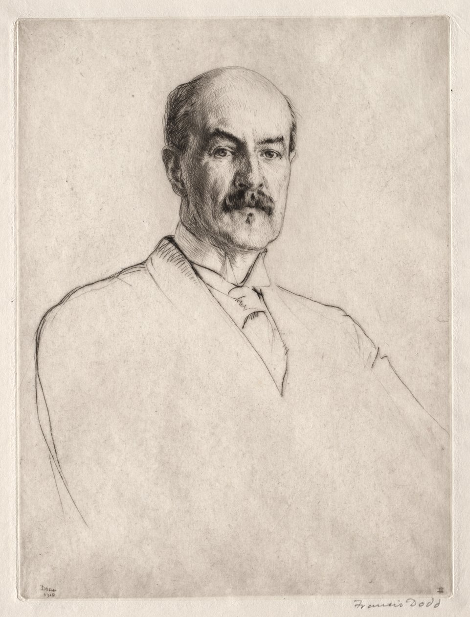 Profesör Oliver Elton by Francis Dodd