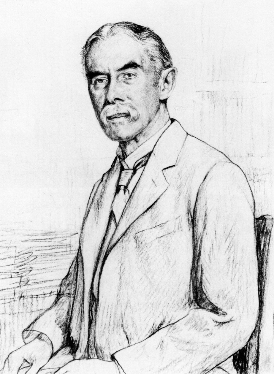 Alfred Edward Housman'ın Portresi 1859-1936 by Francis Edgar Dodd