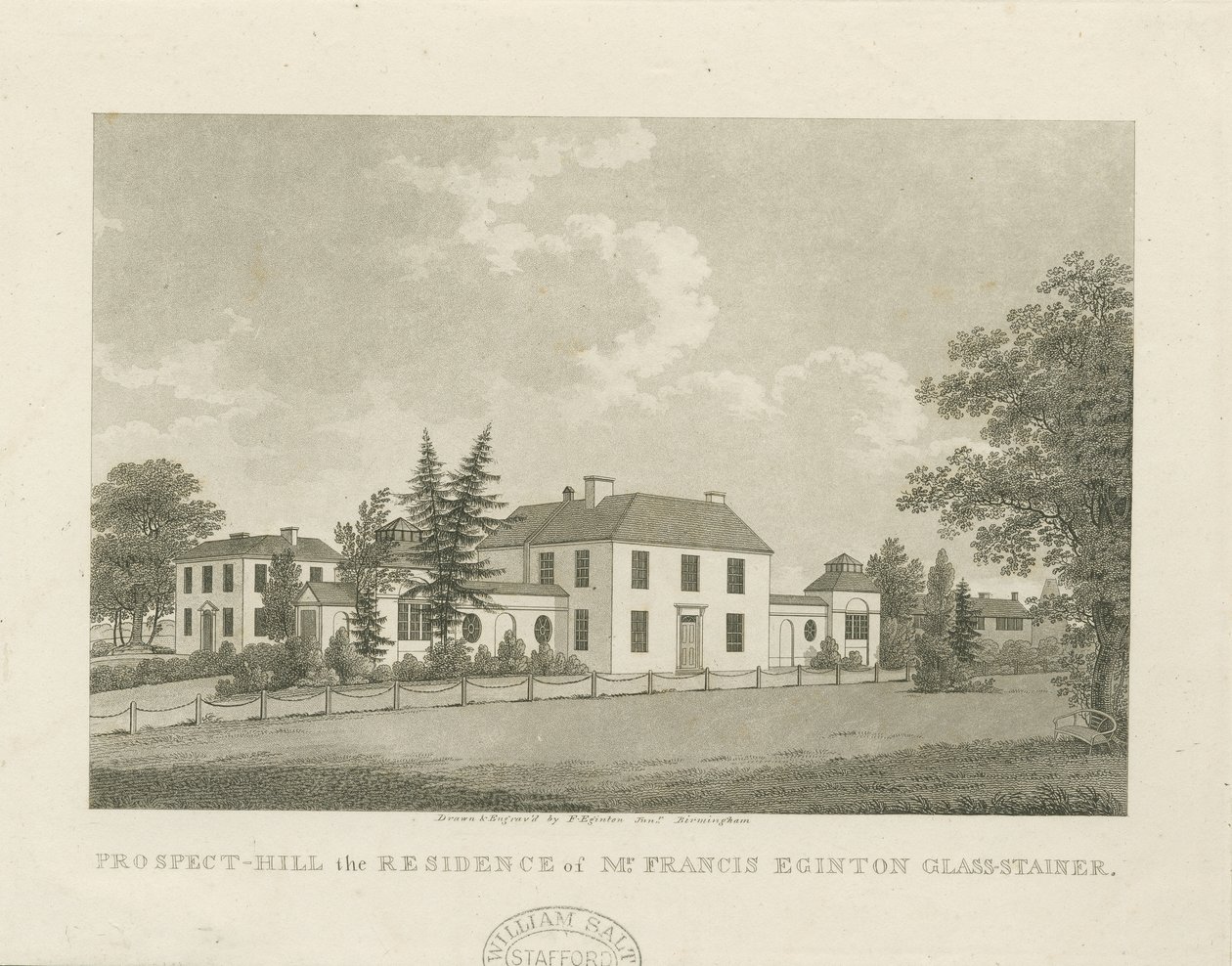 Soho - Francis Eginton'un Evi: aquatint gravür, nd [c 1798] (baskı) by Francis Eginton