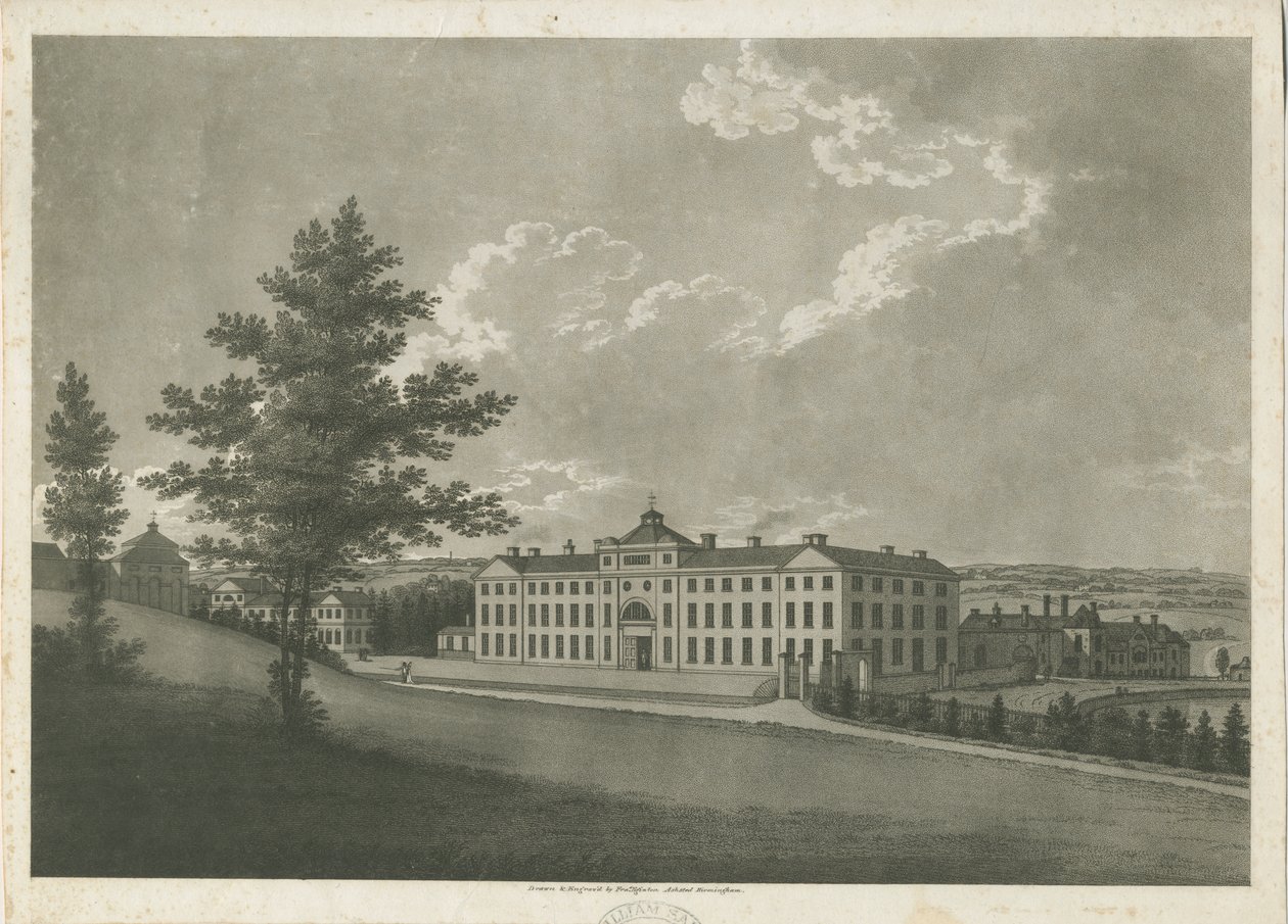 Soho Fabrikası: aquatint gravür, nd [c 1798] by Francis Eginton