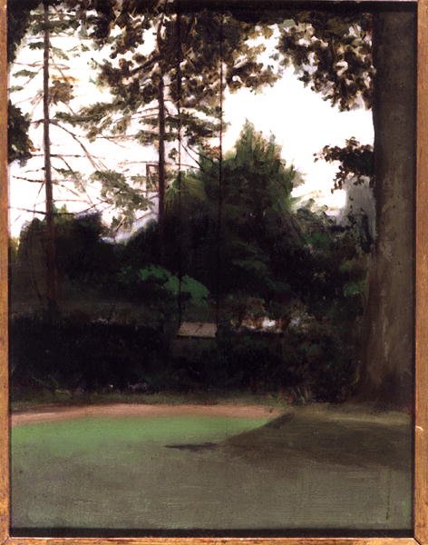 Bahçeden Bir Köşe, 1890 dolayları (tuval üzerine yağlı boya) by Francis Foster