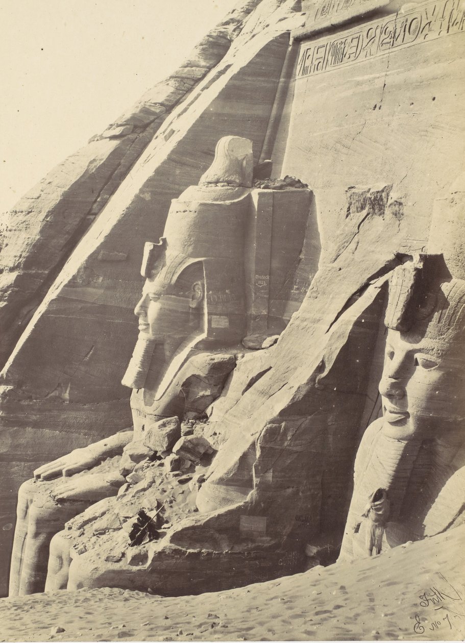 Ebu Simbel, Nübye, 1857. by Francis Frith
