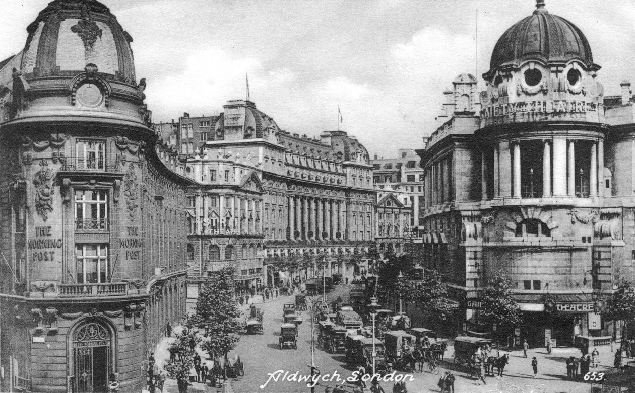 Aldwych, Londra, 20. yüzyılın başlarında. by Francis Frith