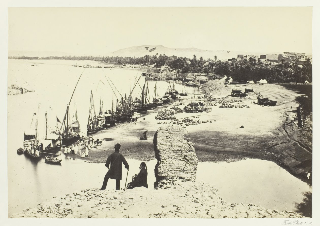 Asvan, 1857. by Francis Frith
