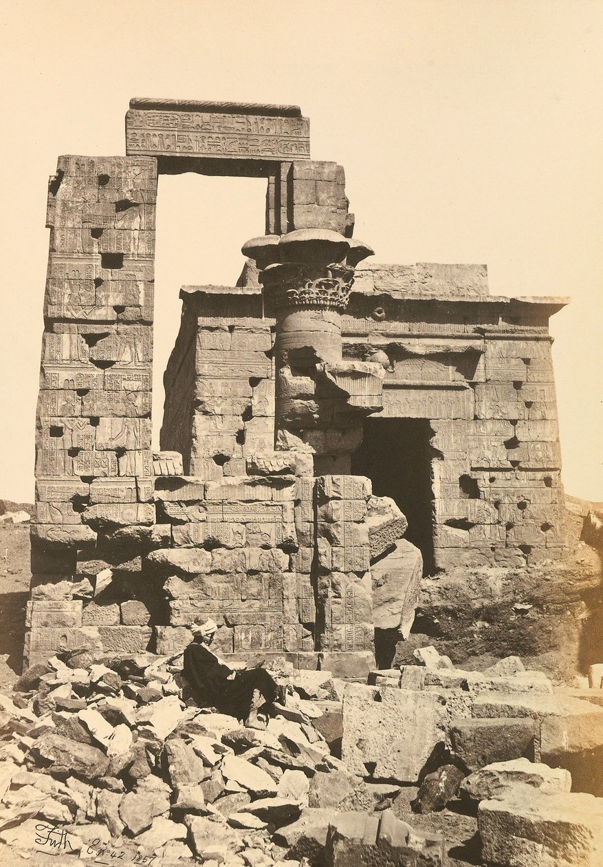 "Mısır ve Filistin": Yukarı Mısır, Thebes yakınlarındaki Erment
