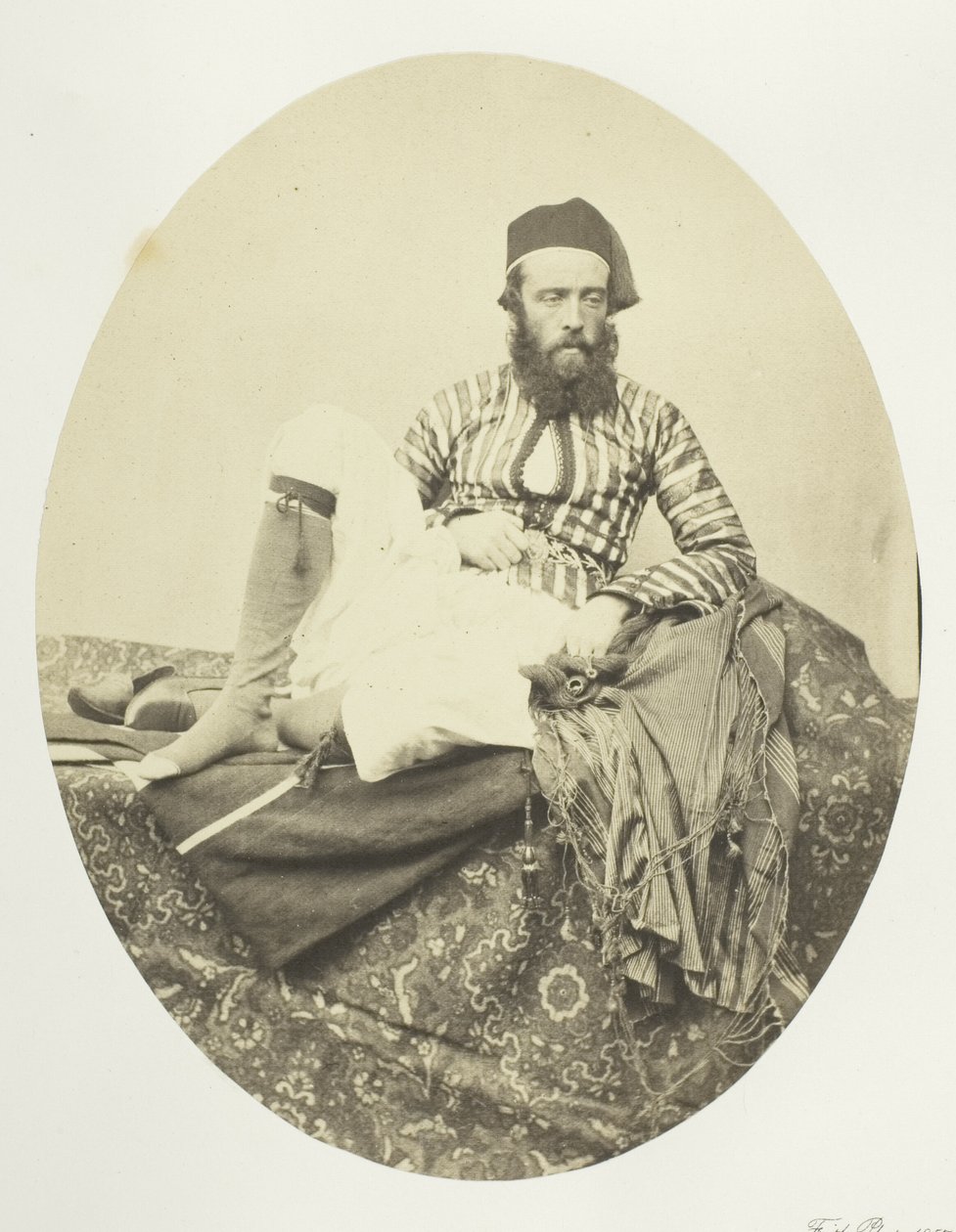 Portre, Türk Yaz Kostümü by Francis Frith