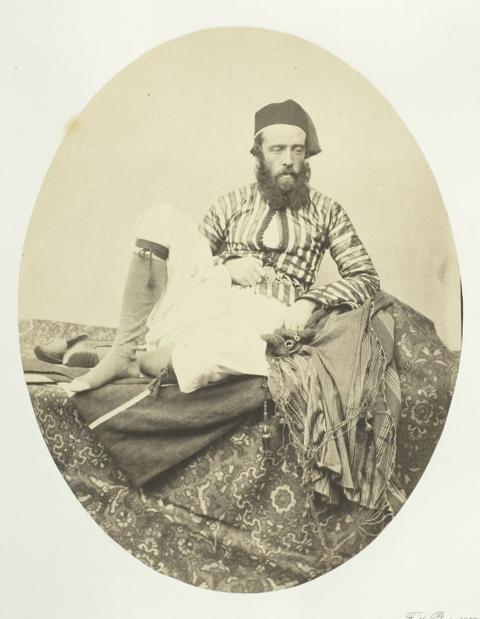 Portre, Türk Yaz Kostümü, 1857. by Francis Frith