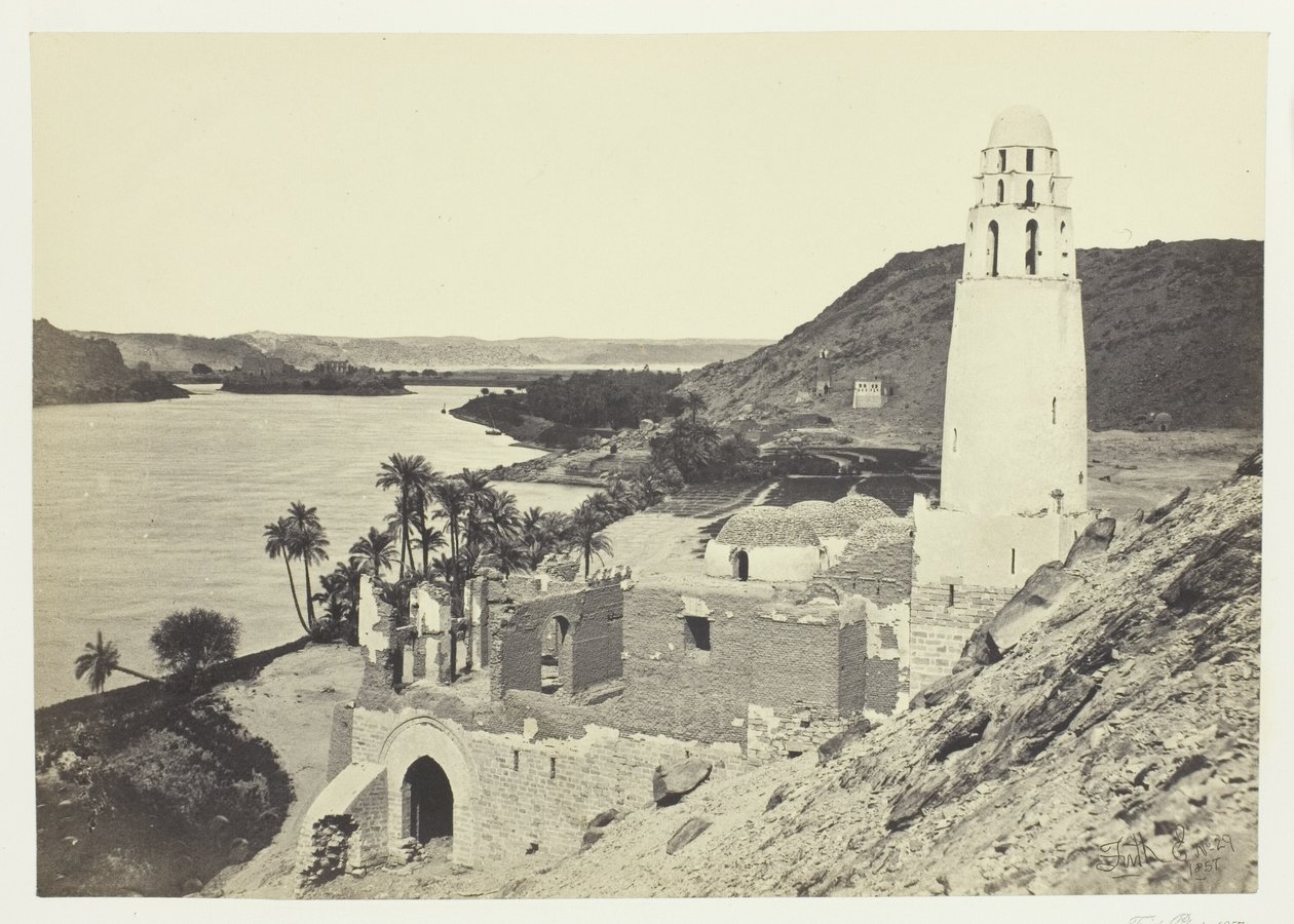 Filibe Yakınlarındaki Yıkık Cami by Francis Frith