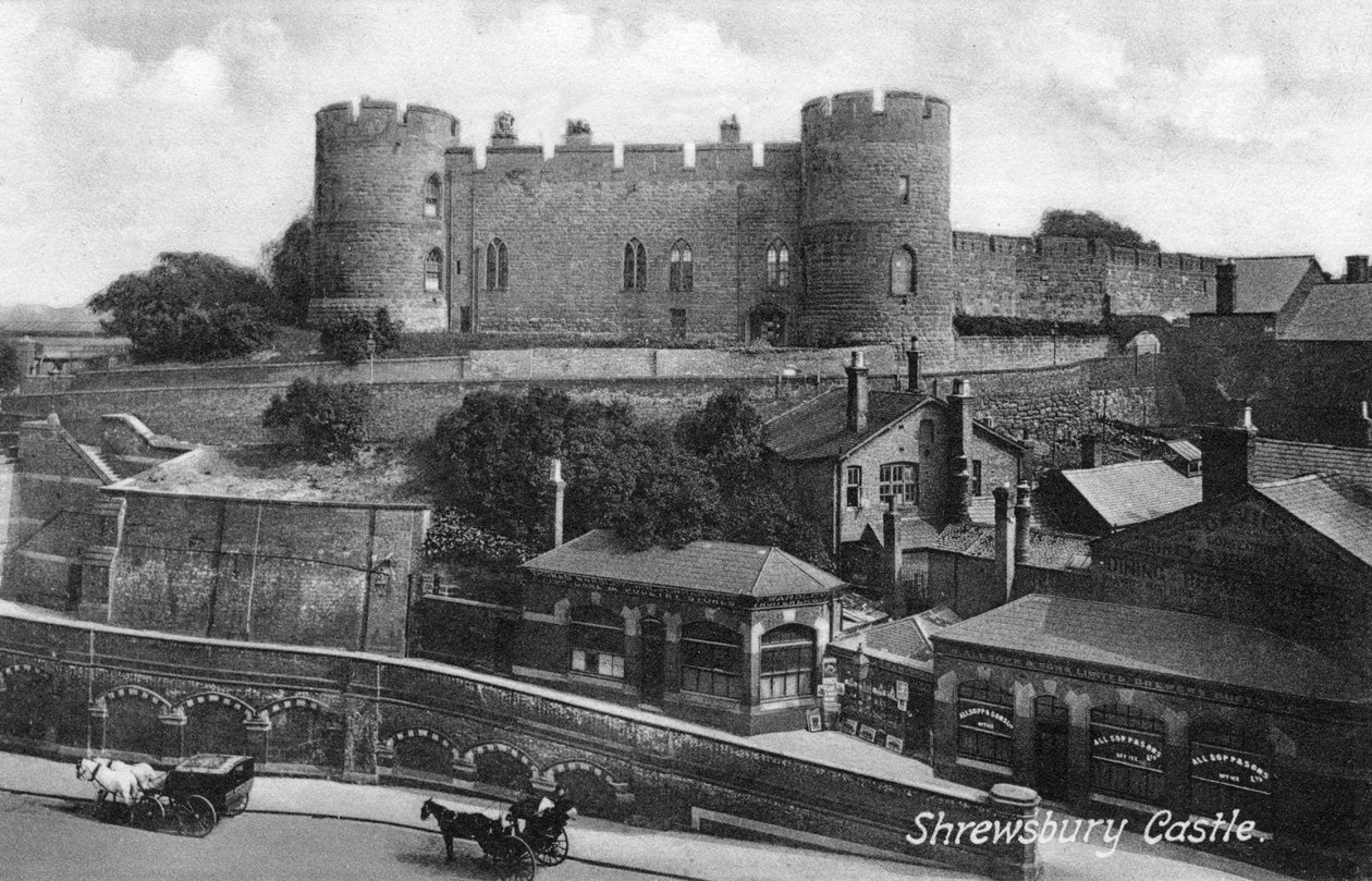 Shrewsbury Kalesi, Shrewsbury, Shropshire, c1900s-c1920s. by Francis Frith