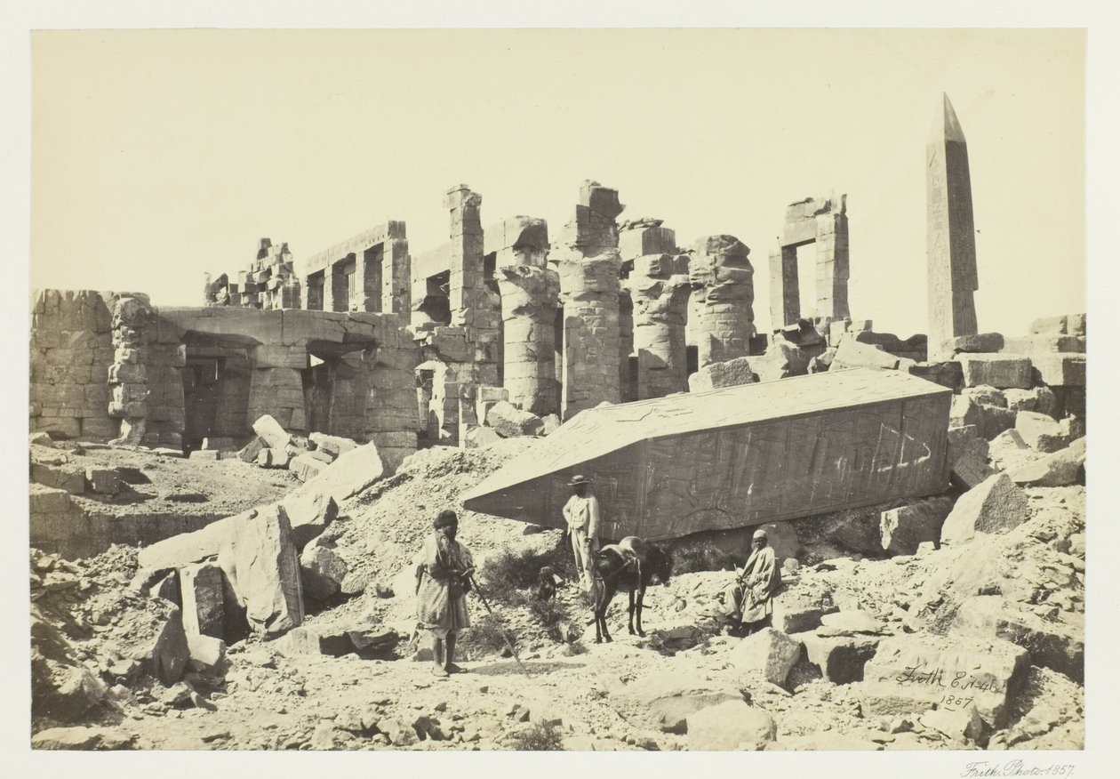 Kırık Dikilitaş, Karnac by Francis Frith