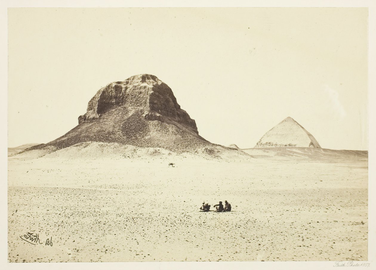 Dahshor Piramitleri, 1857. by Francis Frith