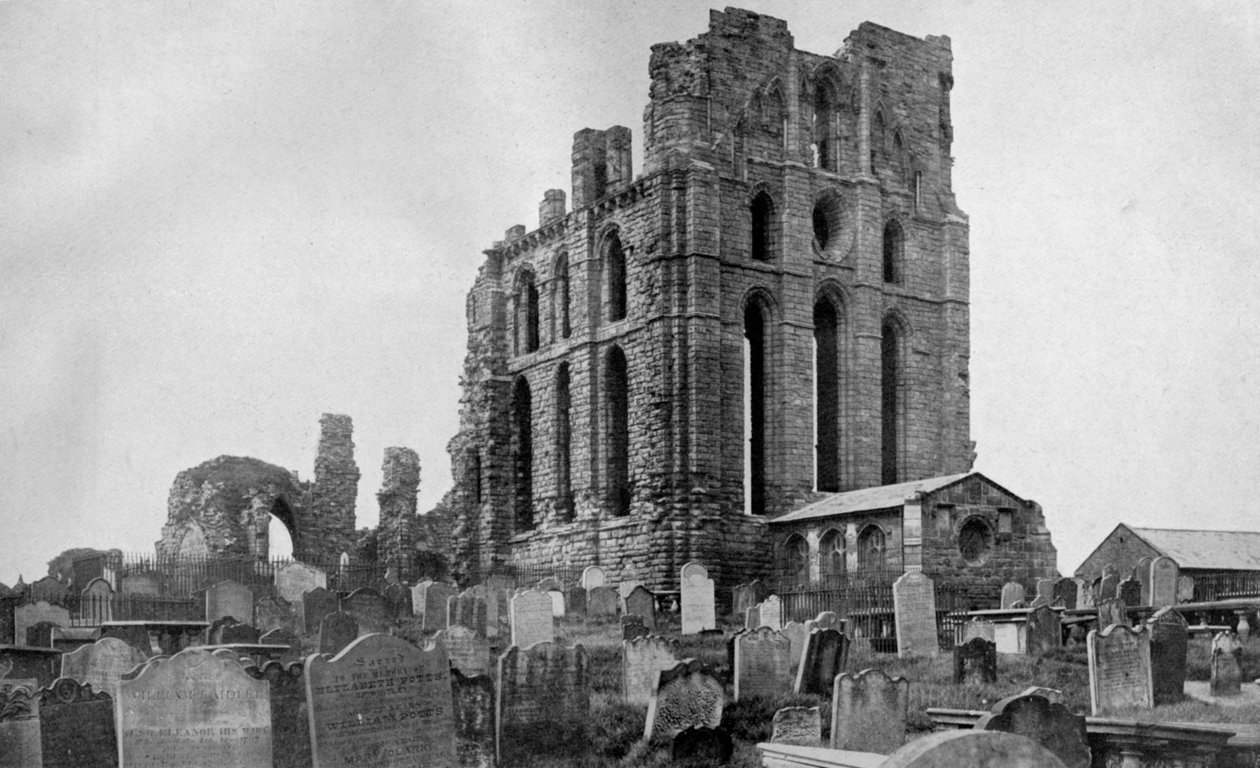 Tynemouth Manastırı, Northumberland, 1924-1926 by Frith and Co
