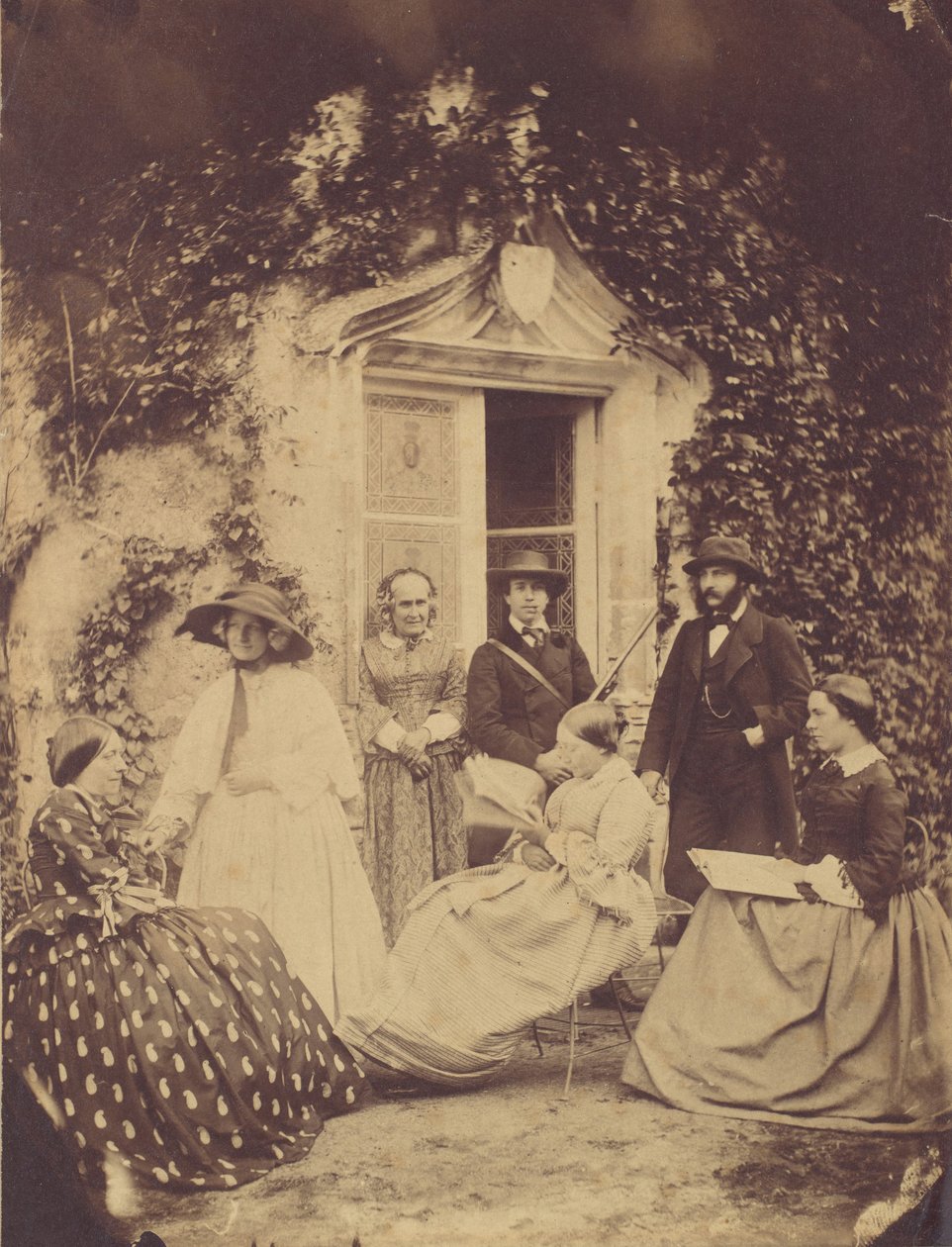 Claudet Aile Grubu, Chateau de la Roche, Amboise, 1856. by Francis George Claudet