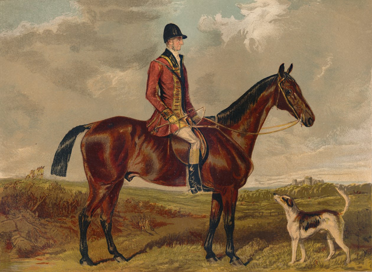 Bay Charles Davis - Kraliyet Buckhounds Avcısı, c1860s, c1879. by Francis Grant