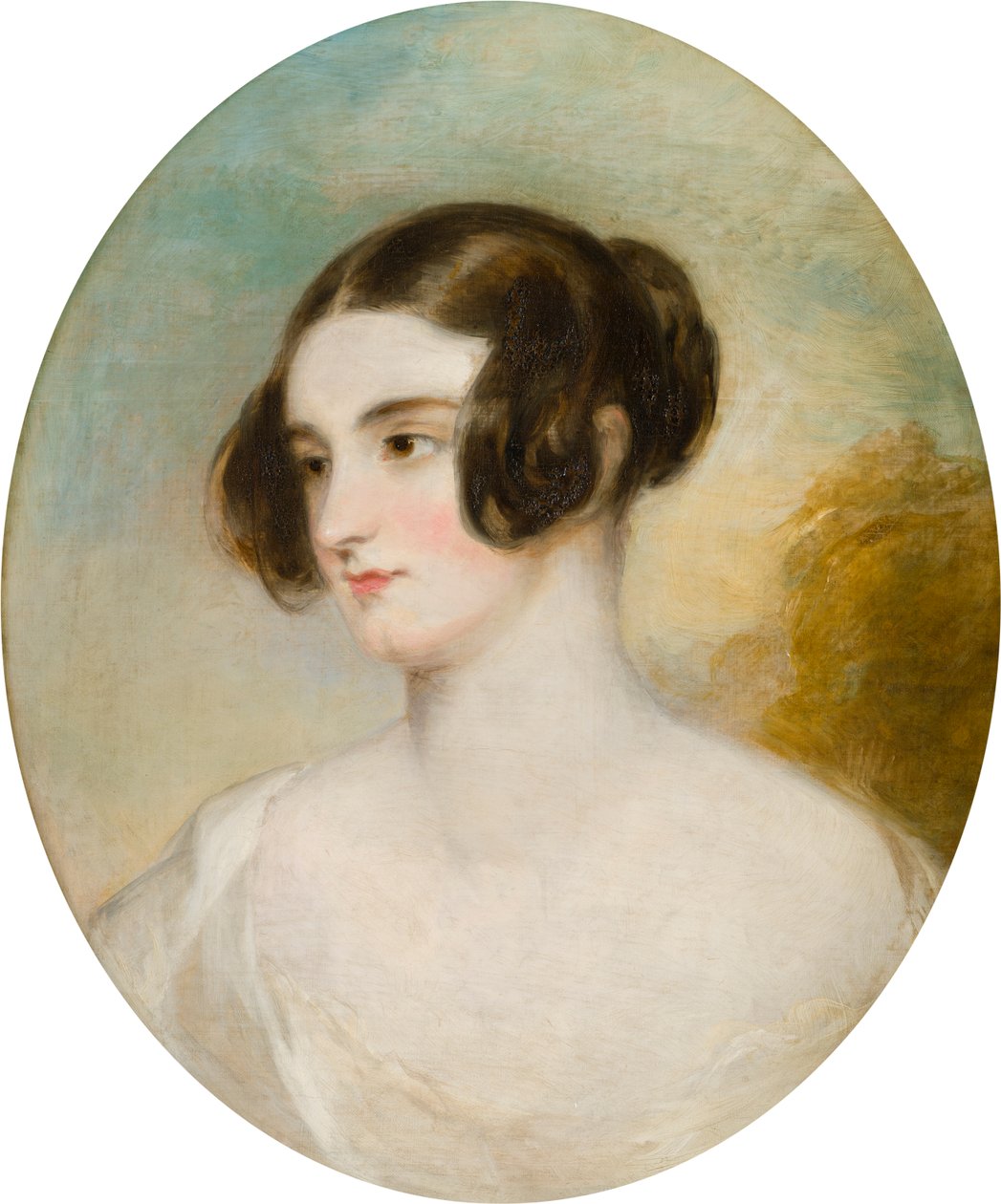 Hon portresi. Henrietta Maria Forester, Leydi Albert Conyngham (1809-1833), c.1829-33 (tuval üzerine yağlı boya) by Francis Grant