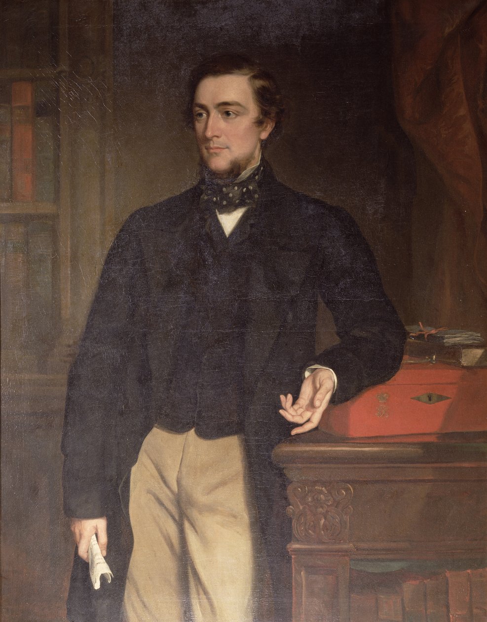 Sidney, Lea Lordu Herbert, 11. Pembroke Kontu (1810-61) by Francis Grant