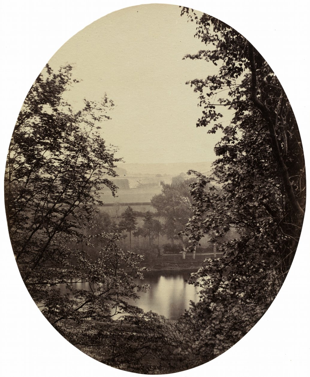 Winterdyne yakınlarındaki Severn Kıyıları, c. 1862. by Francis Gresley