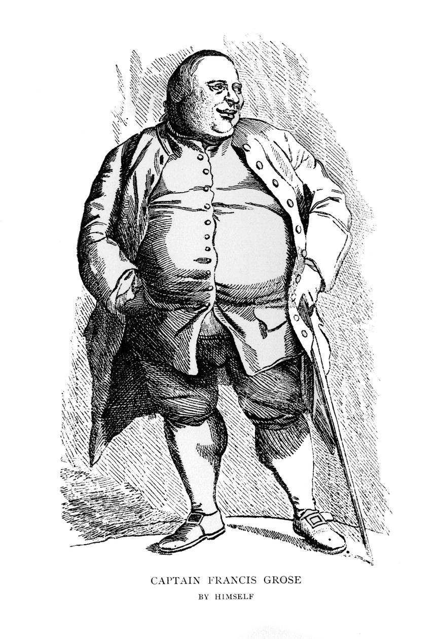 Kaptan Francis Grose Kendi Başına, 18. yüzyıl. by Francis Grose