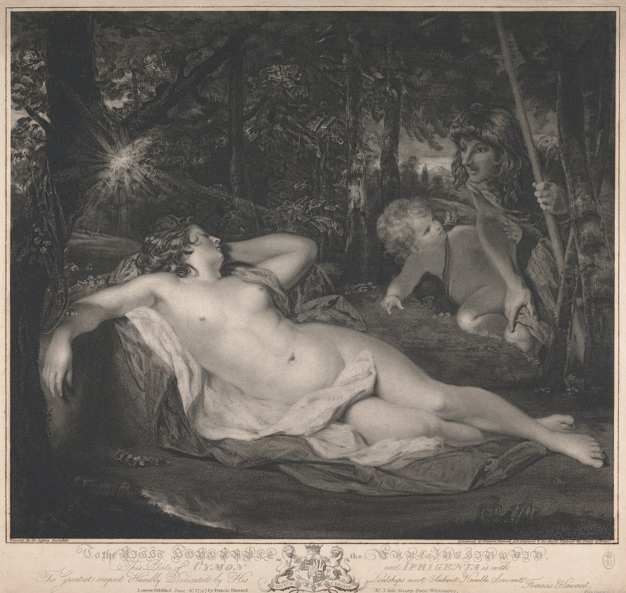 Cymon ve Iphigenia by Francis Haward