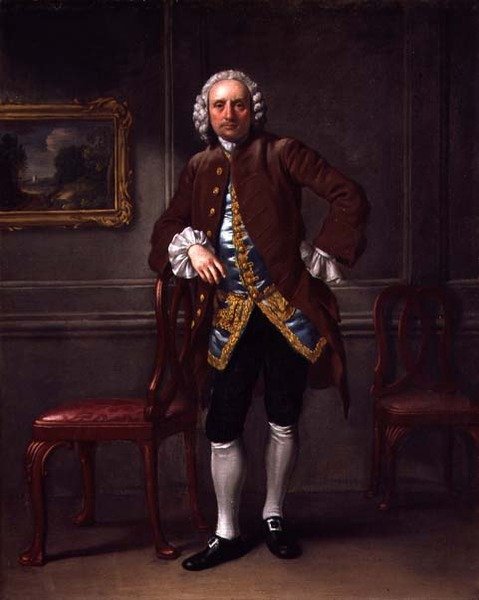 George Dance the Elder (1695-1768) c.1750 (tuval üzerine yağlı boya) by Francis Hayman