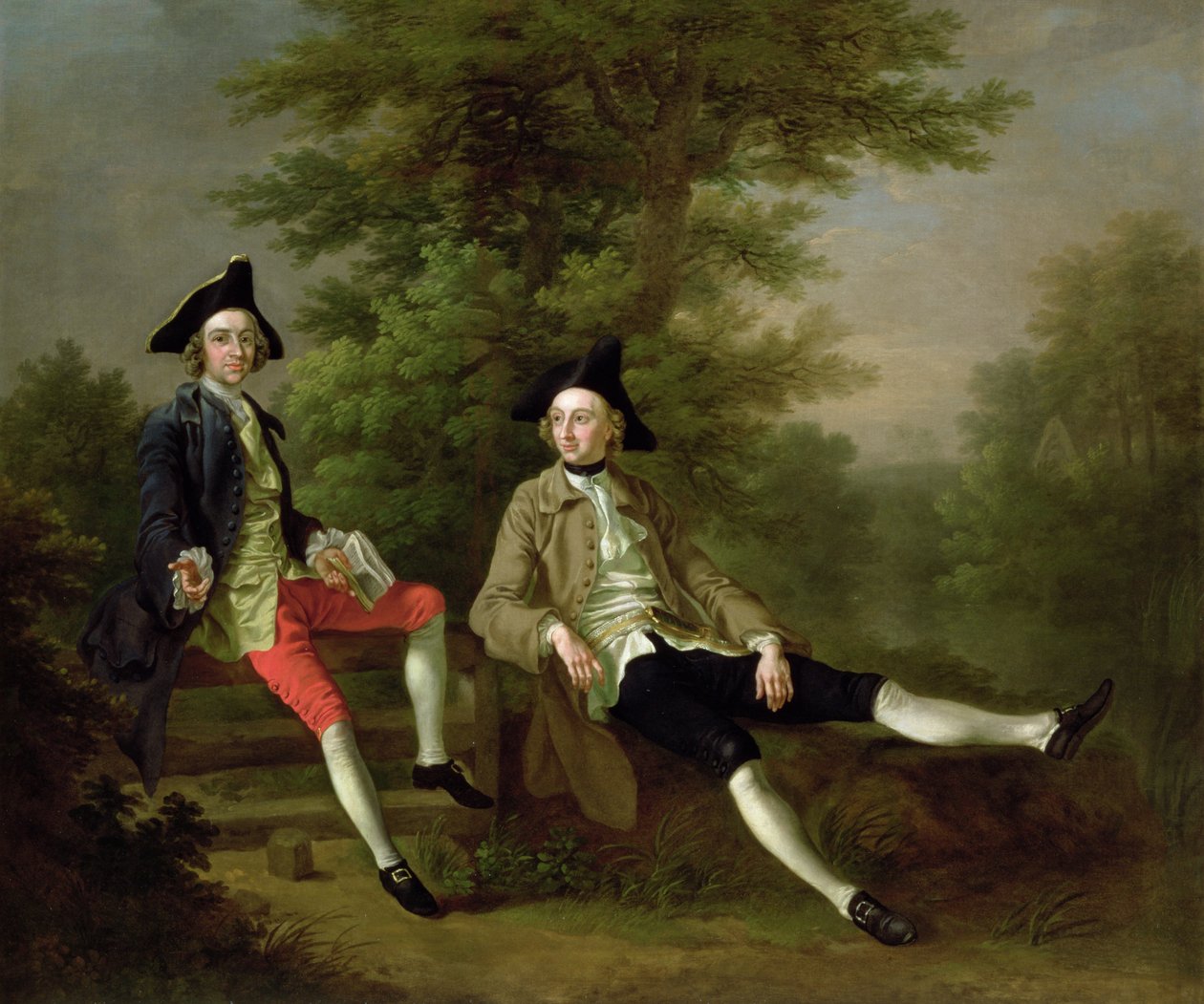 David Garrick (1717-79) (solda) ve Felbrigg