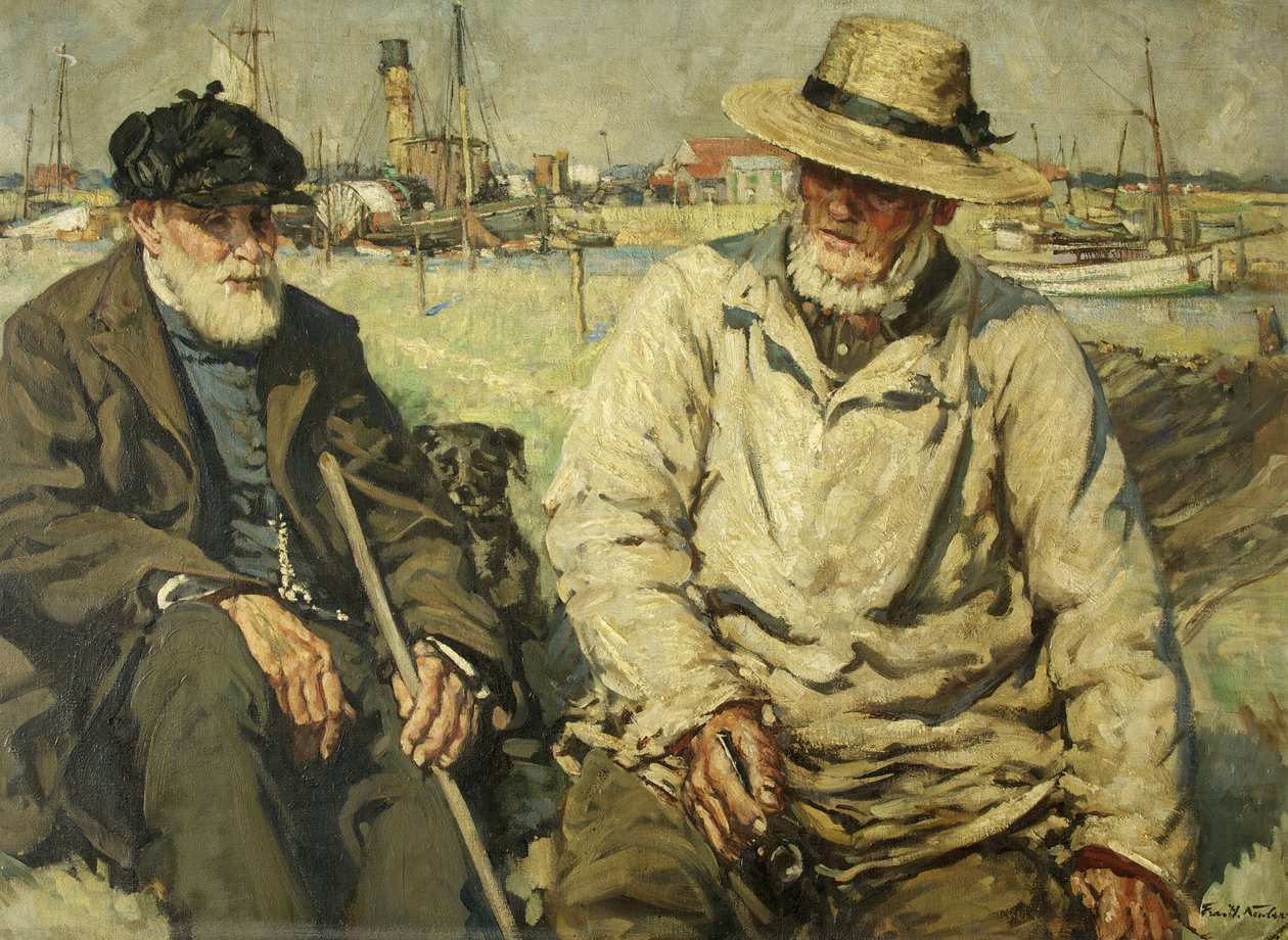 Deniz Masalları (tuval üzerine yağlı boya) by Francis Henry Newbery