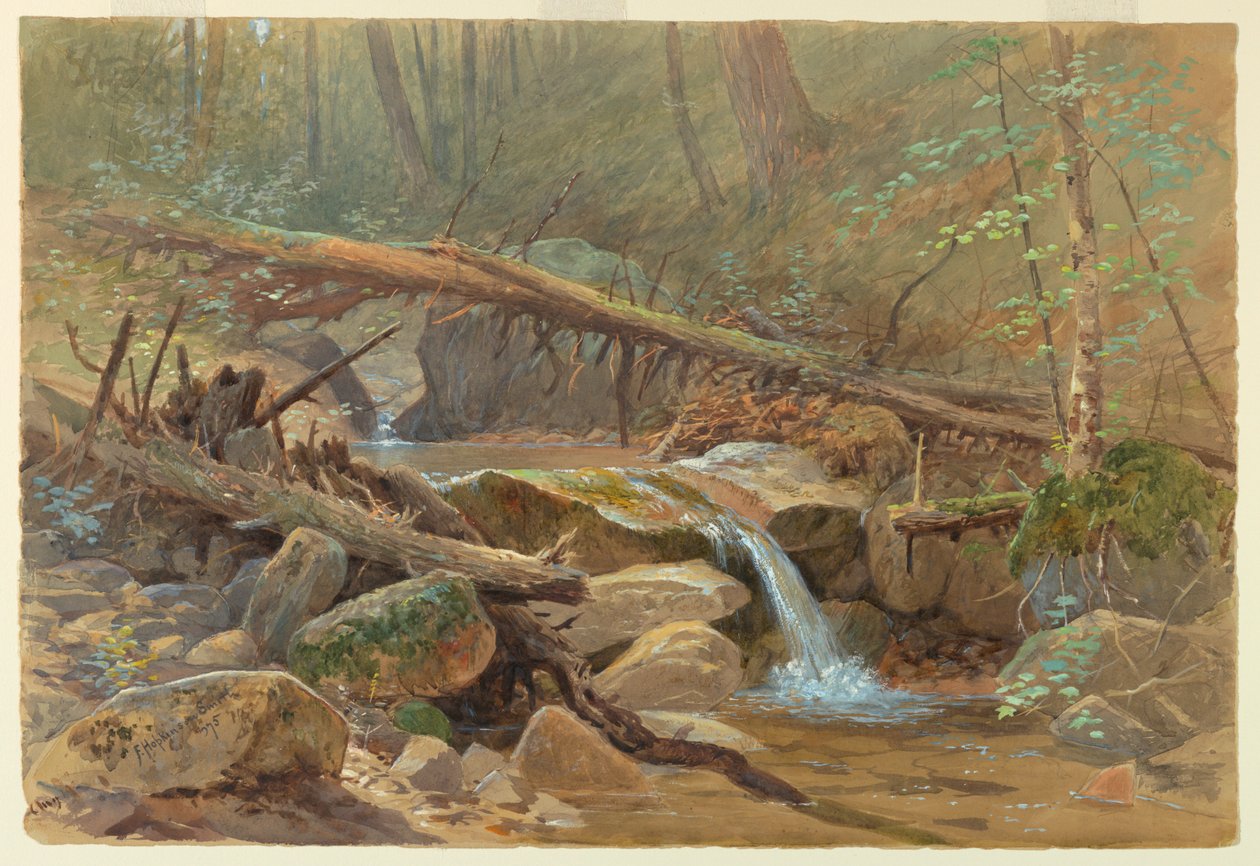 Ormanda Havuz by Francis Hopkinson Smith