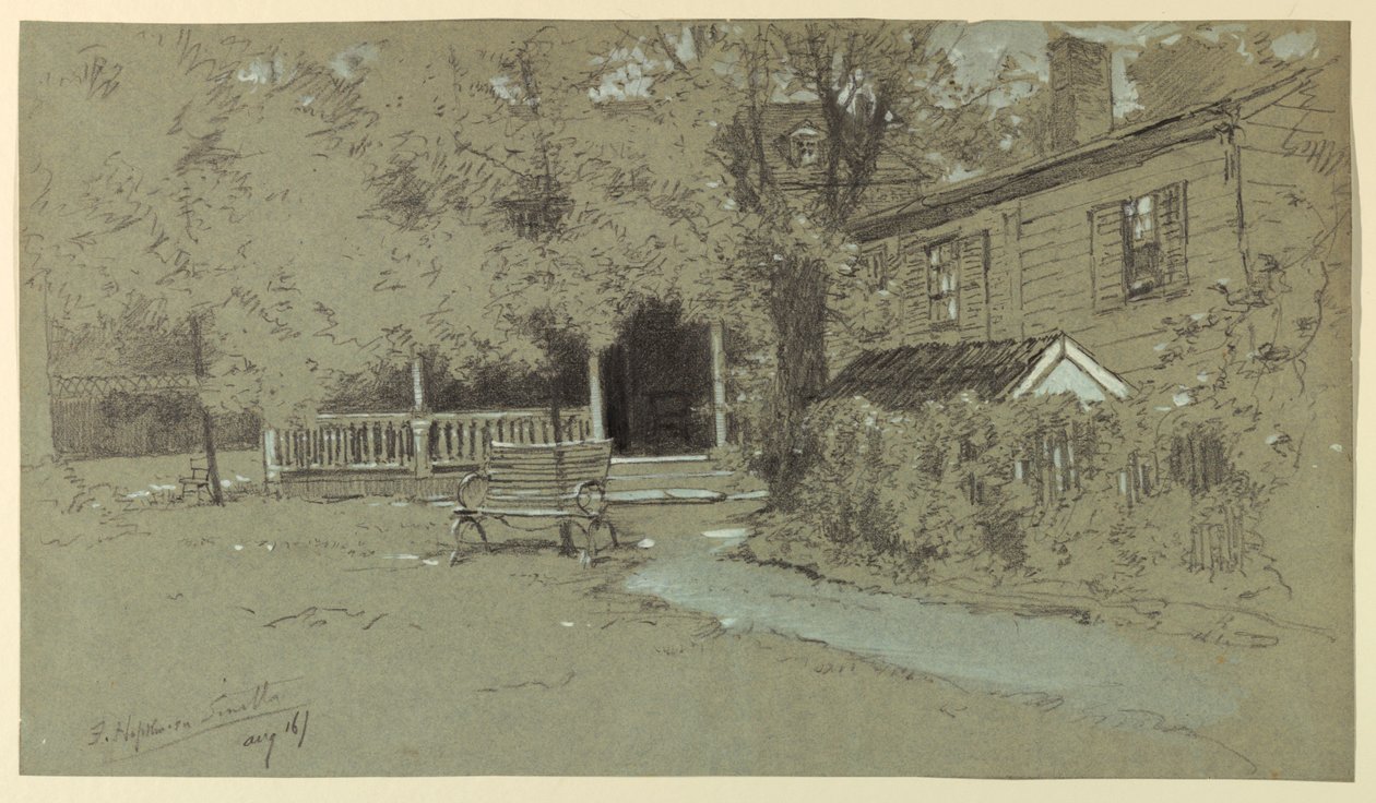 Eski Hopkinson Evi, Bordentown, NJ by Francis Hopkinson Smith