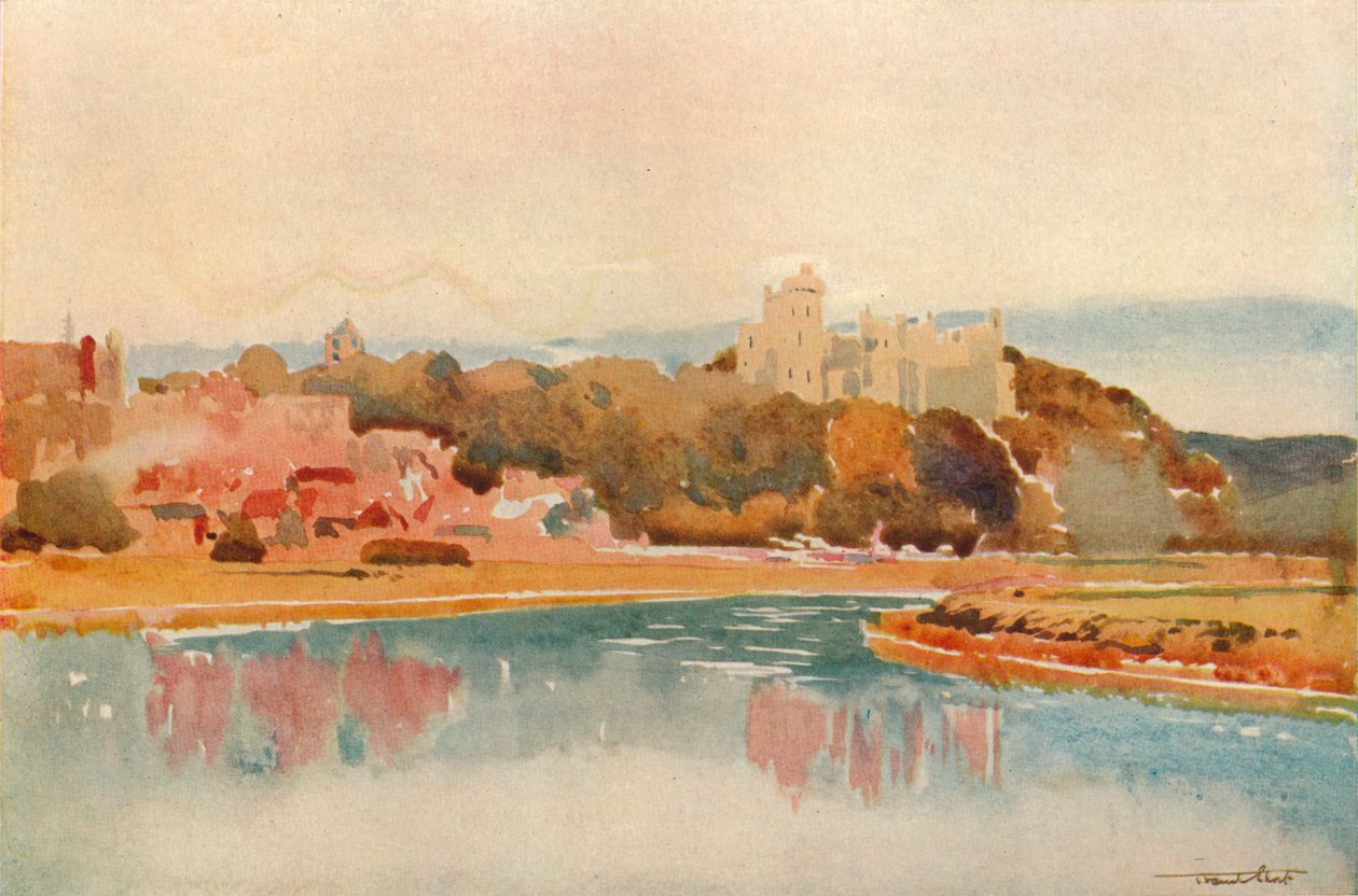 Arundel Kalesi, c1877-1924, 1924 by Francis Job Short