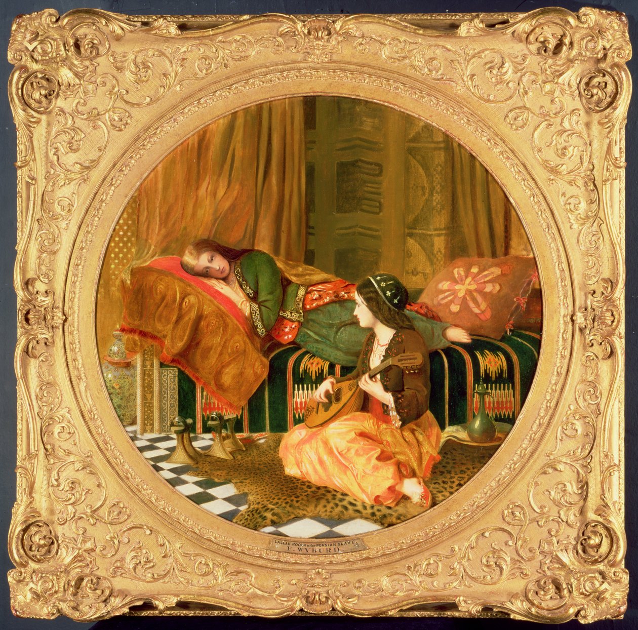 Lallah Rookh ve Pers Kölesi by Francis John Wyburd