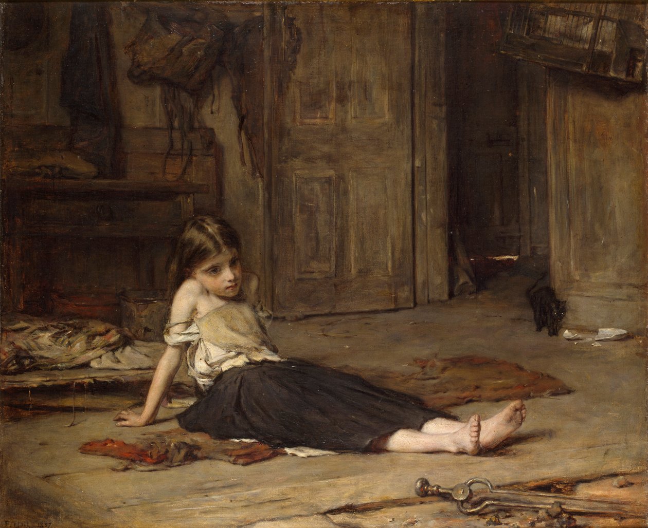 Ateşteki Yüzler, 1867 by Francis Montague Holl