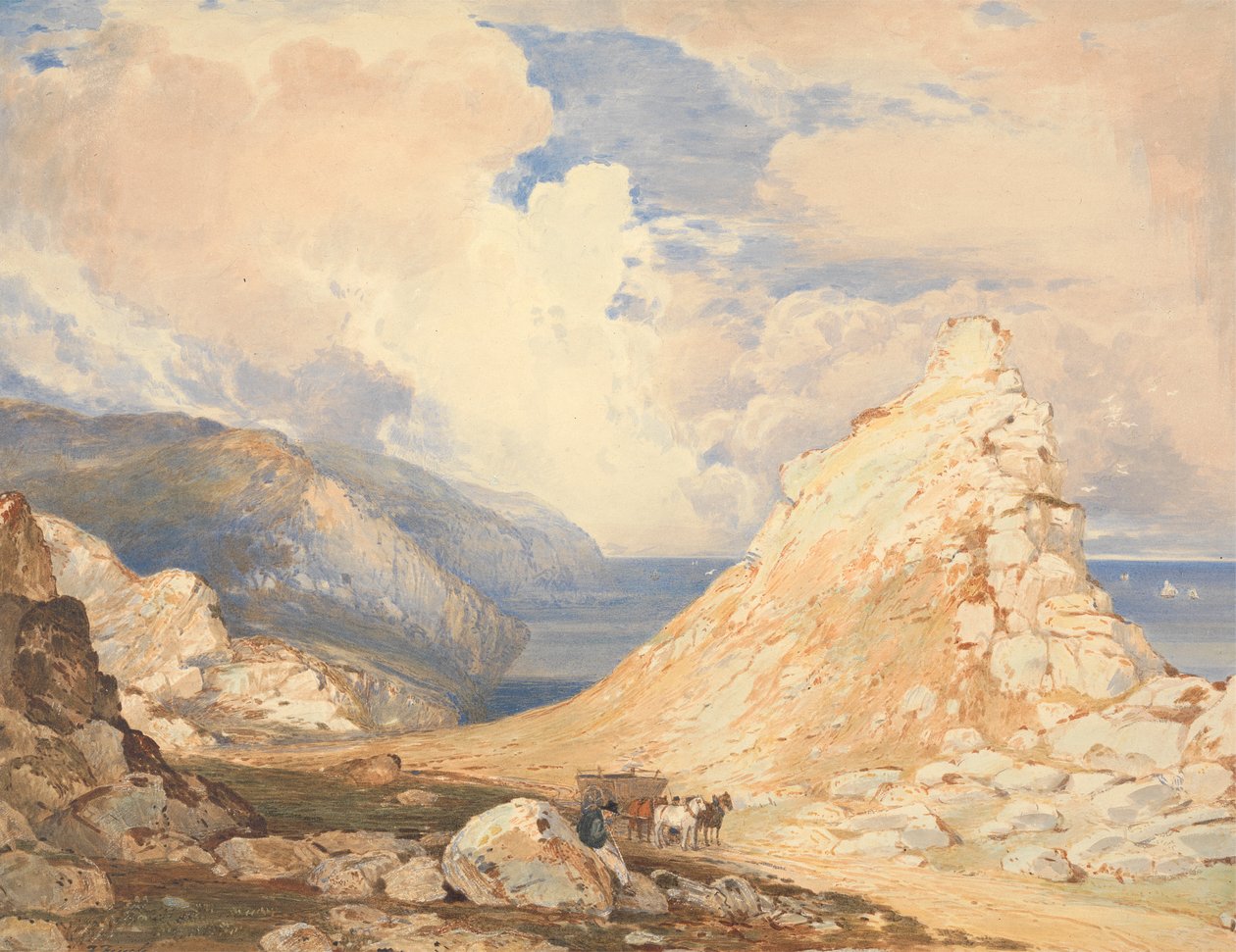Rocks Vadisi, Lynton, Kuzey Devon by Francis Oliver Finch