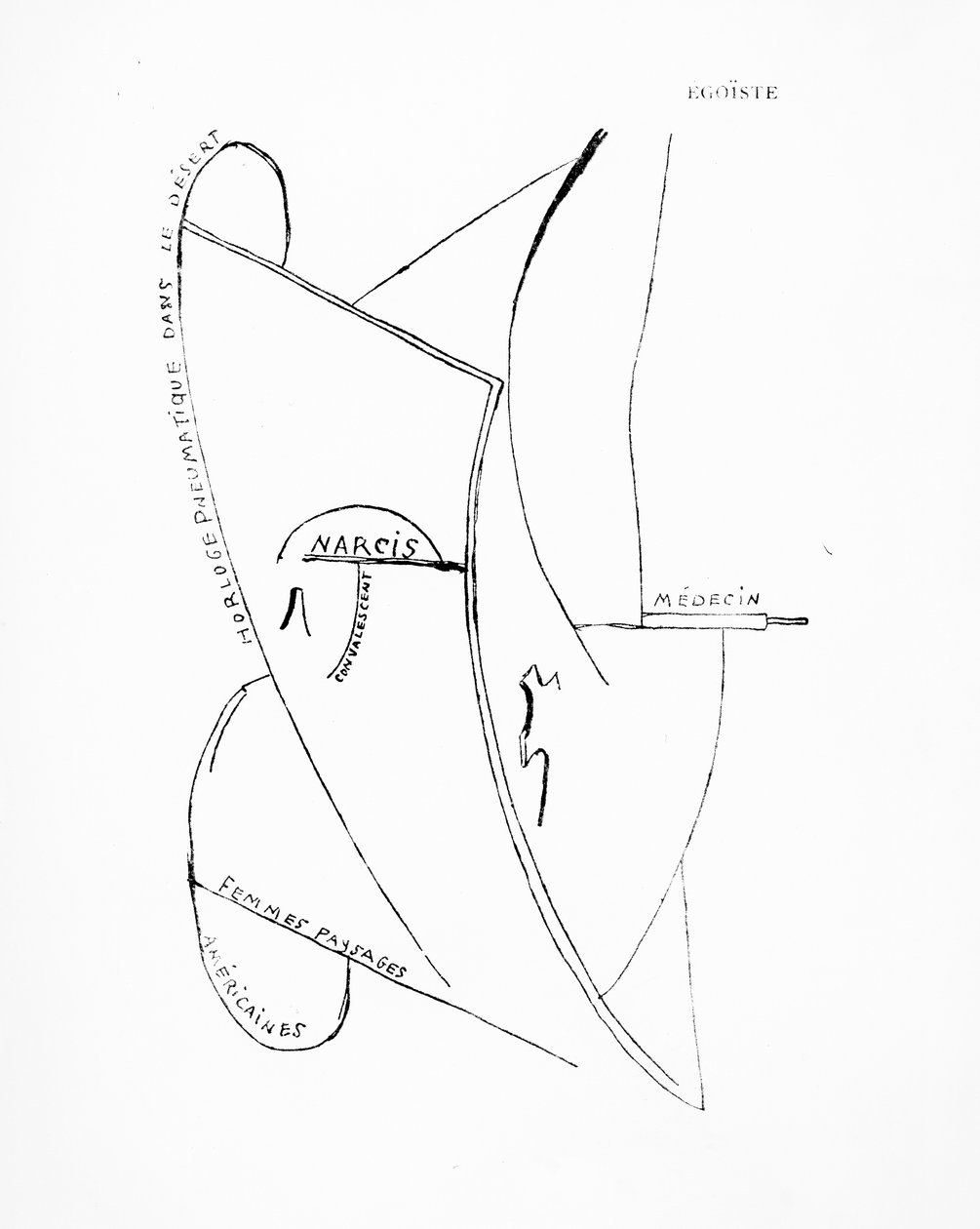 Poemes et Dessins de la Fille nee sans Mere, no.19, Imprimeries Reunies tarafından yayınlanmıştır, Lozan by Francis Picabia