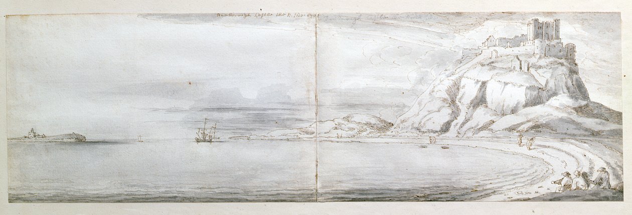 Bamborough Kalesi by Francis Place