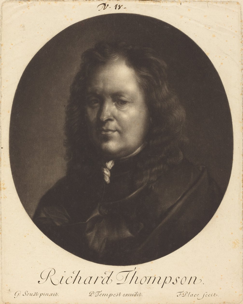 Richard Thompson by Francis Place after Gerard Soest