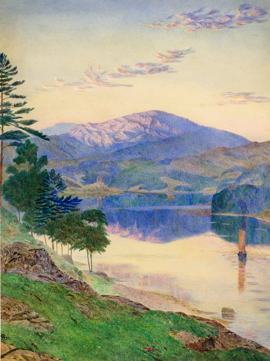 göl sahnesi by Francis Powell