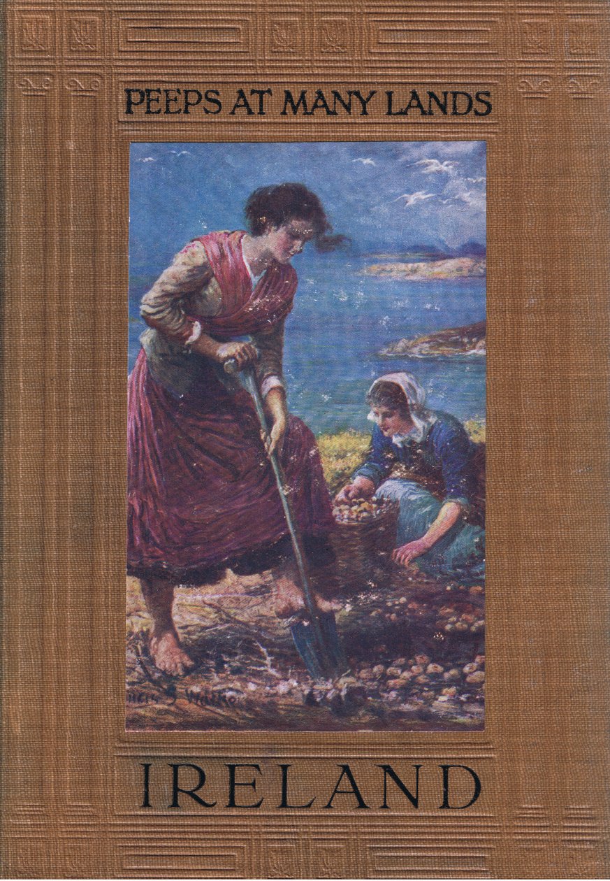 Ön kapak tasarımı: Adams & Charles tarafından yayınlanan Peeps at Many Lands: Ireland