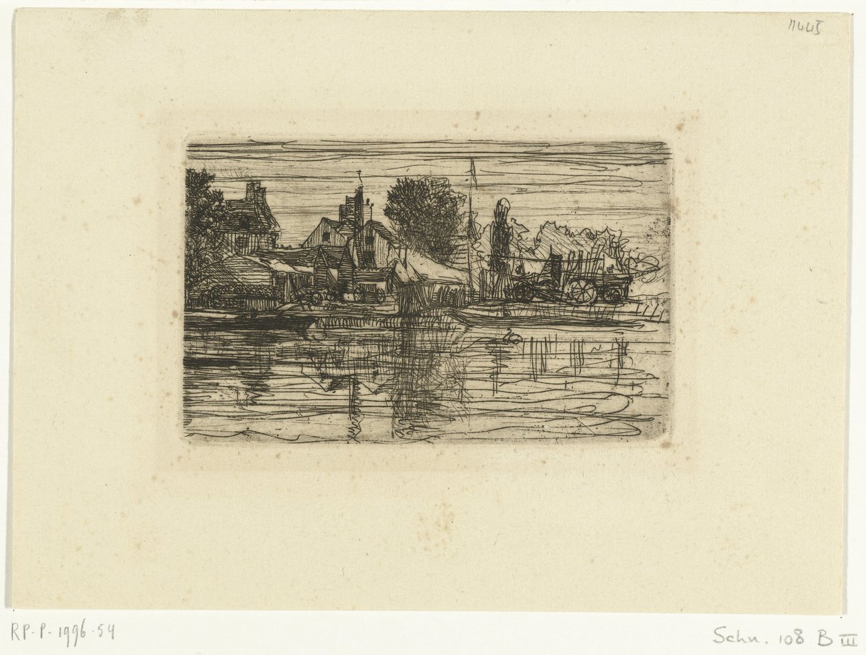 Sahil köyü Thames Side by Francis Seymour Haden (Sir)