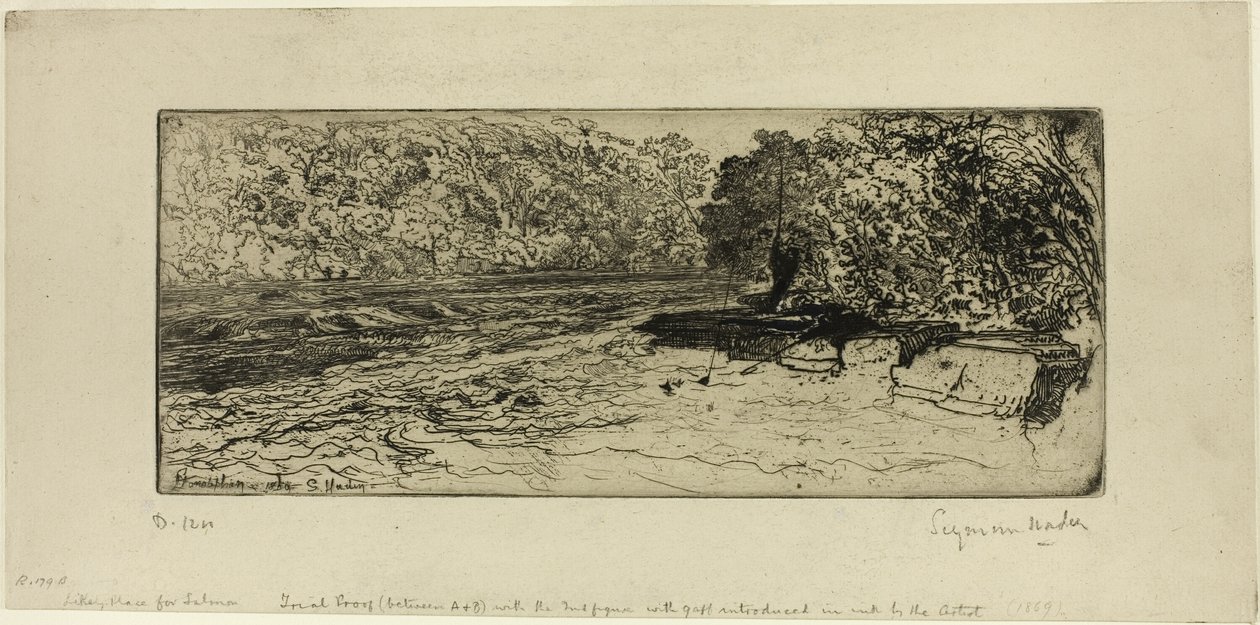 Somon için Muhtemel Bir Yer by Francis Seymour Haden