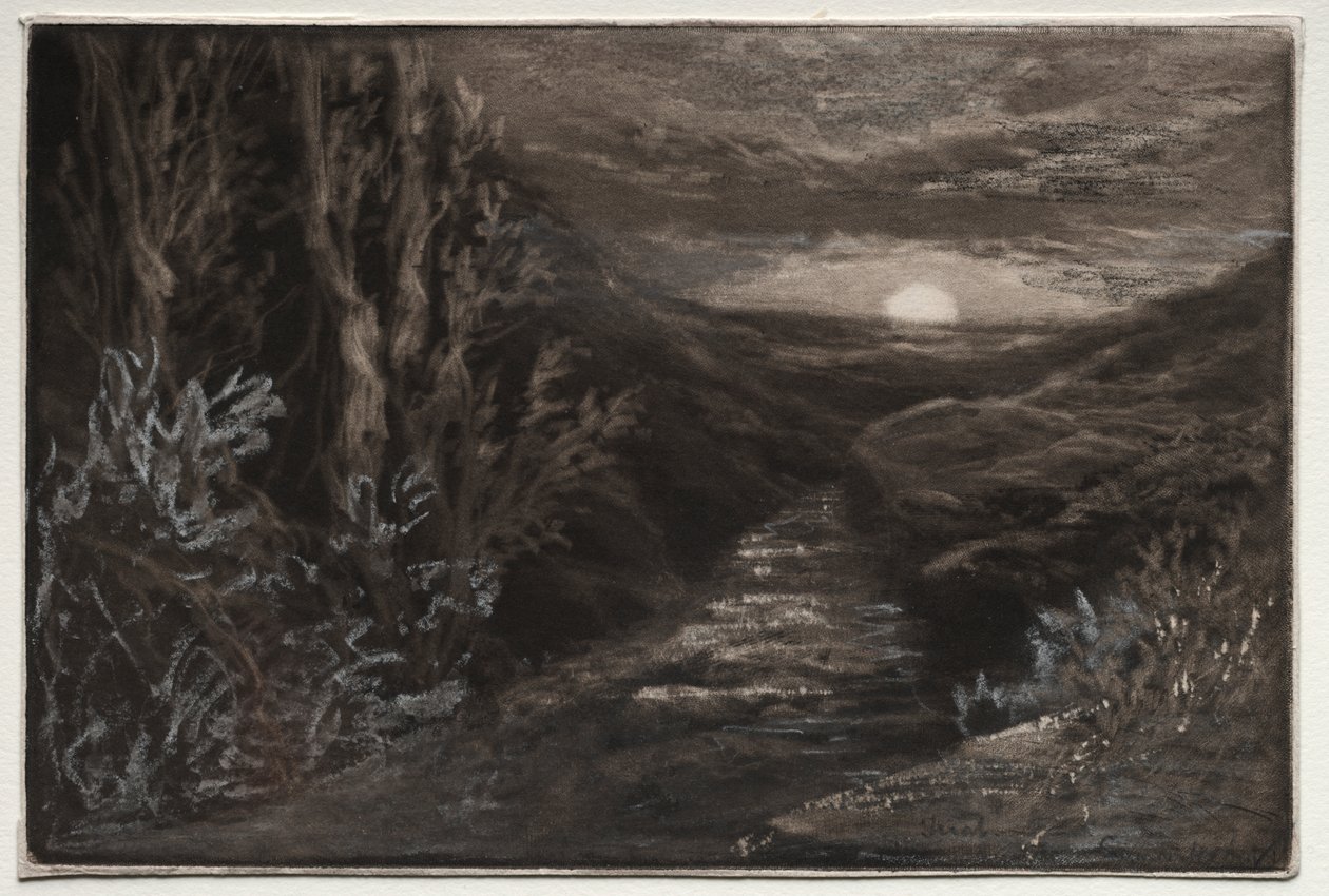 Bir Moorland Çayı by Francis Seymour Haden
